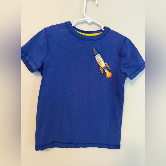 Mini Boden Other - Mini Boden Rocket Ship Shirt